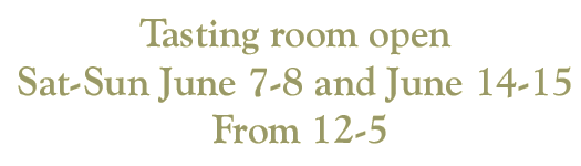 Tasting room hours June 2025